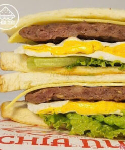SANDWICH BÒ TRỨNG PHÔ MAI